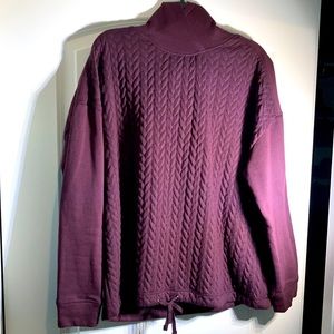 Womenswear St. Johns Bay hooded Sweatshirt, Size XXL, matching pant, Size Large.